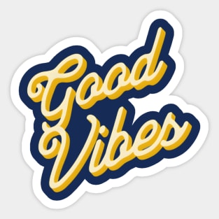 good vibes Sticker